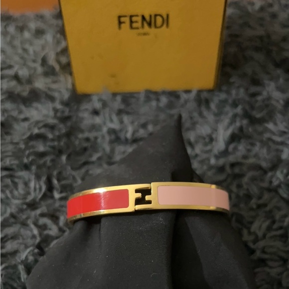 Fendi Bicolour Enamel Bracelet - Picture 2 of 9